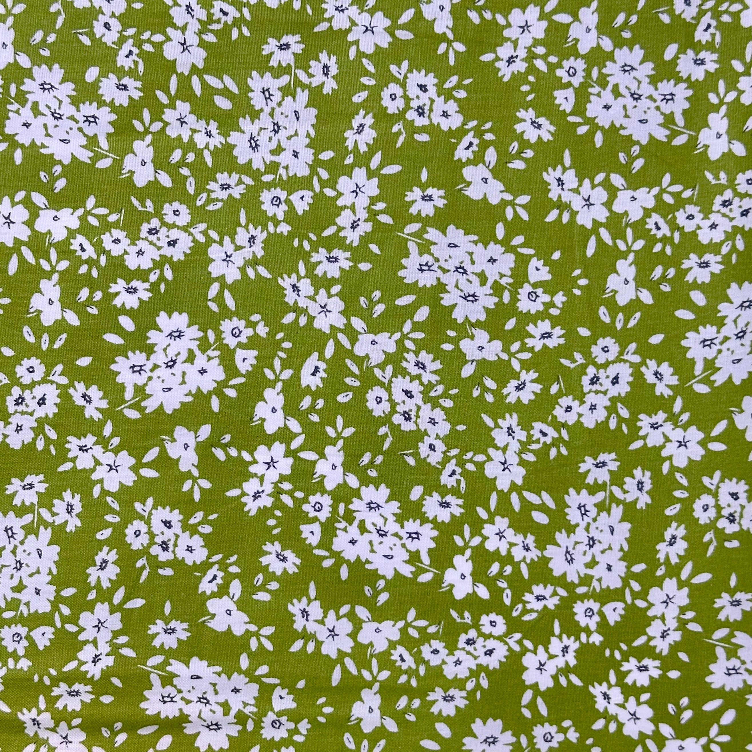 POPELÍN ESTAMPADO LIBERTY CAPEL VERDE