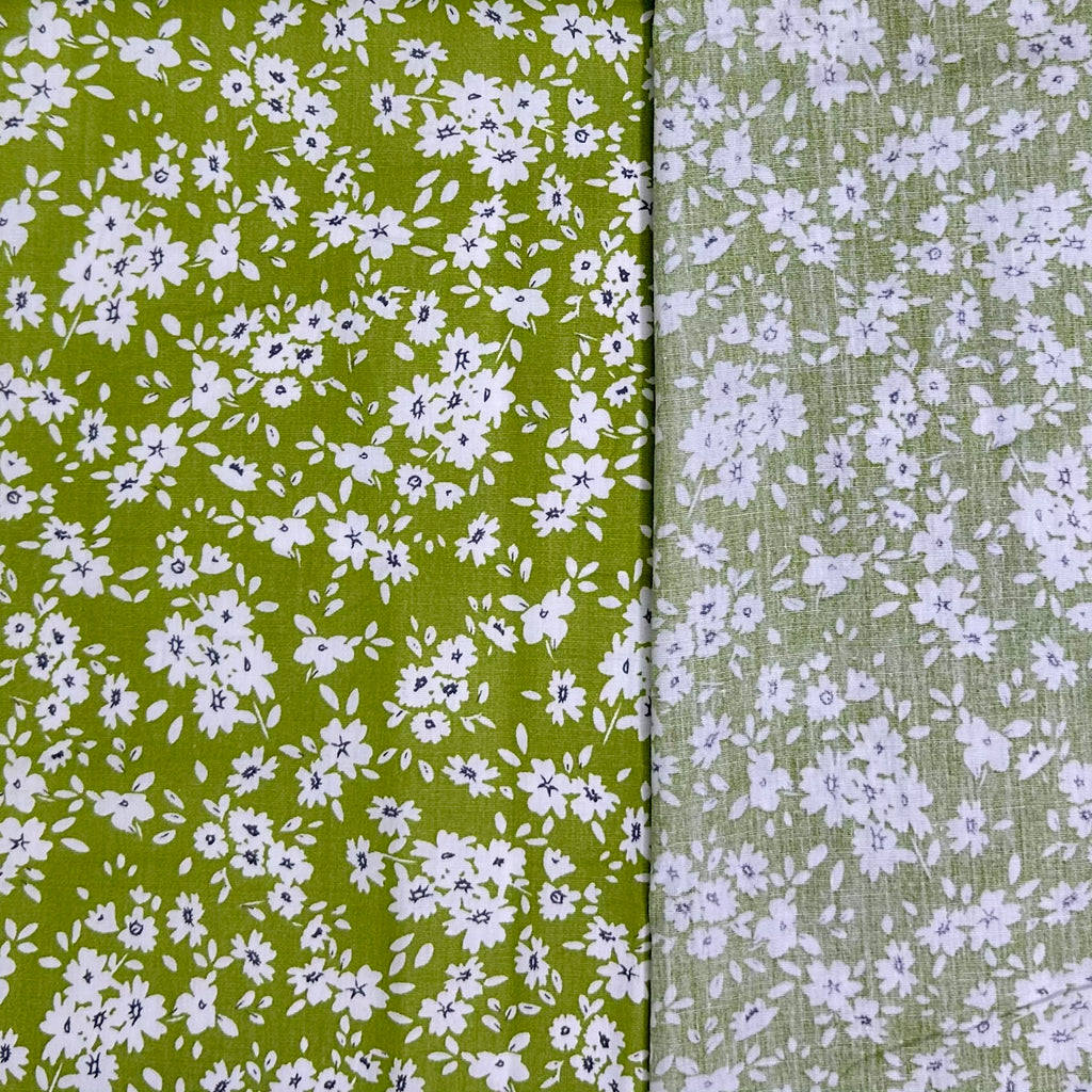 POPELÍN ESTAMPADO LIBERTY CAPEL VERDE