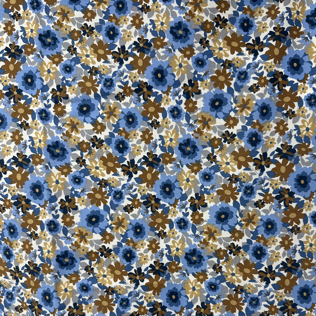 POPELÍN ESTAMPADO LIBERTY VINTAGE BLUE GARDEN