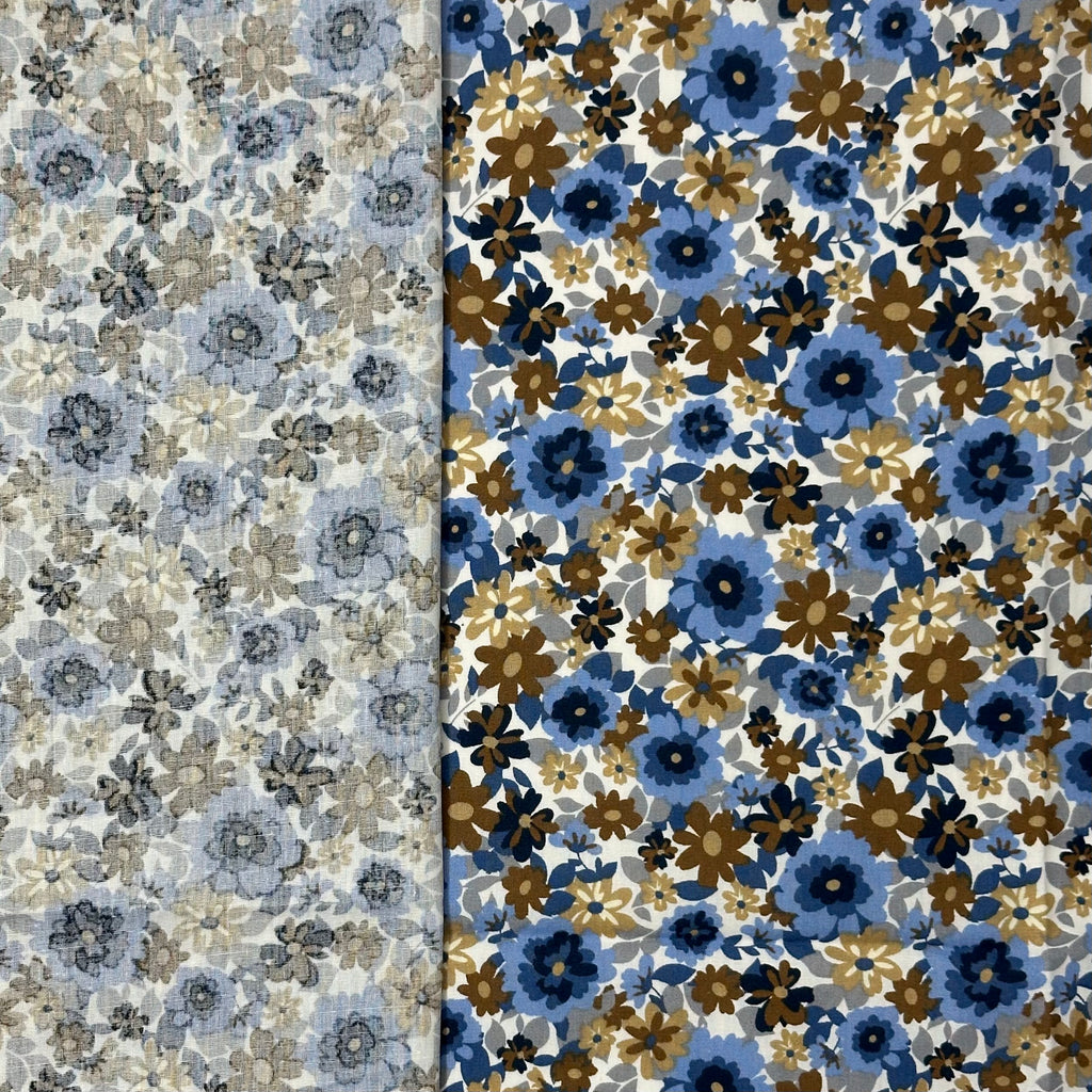 POPELÍN ESTAMPADO LIBERTY VINTAGE BLUE GARDEN