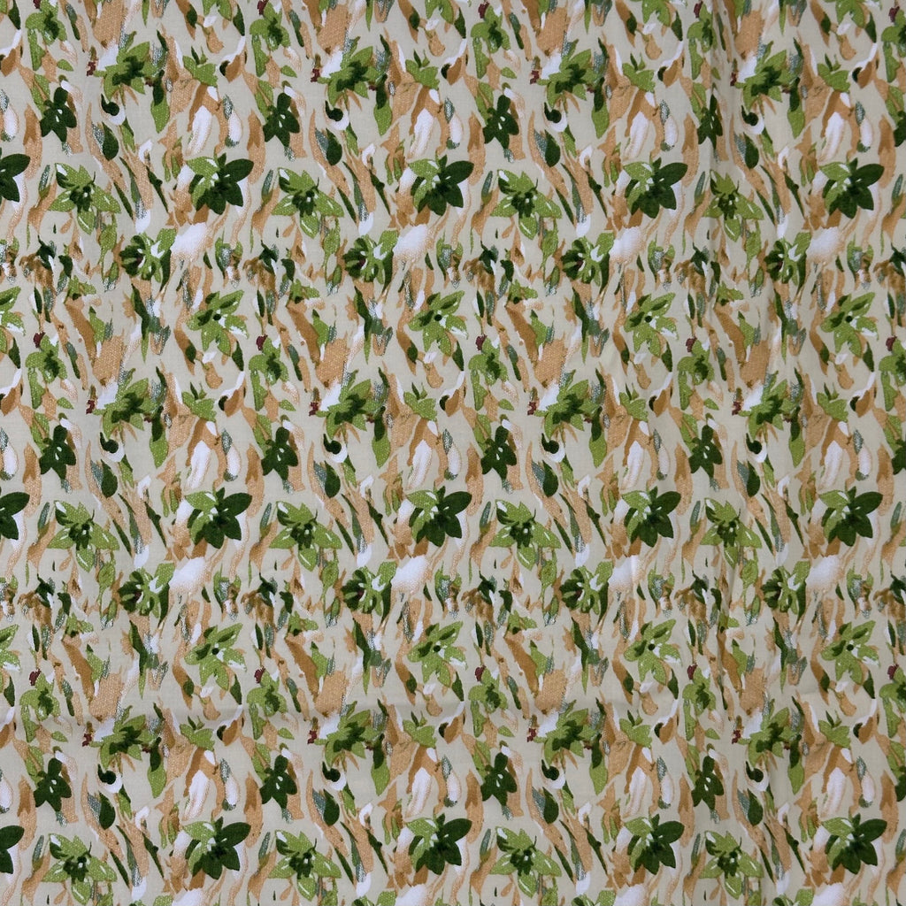 POP-SHIRT CHARLOTTE VERT LIBERTÉ IMPRIMÉ
