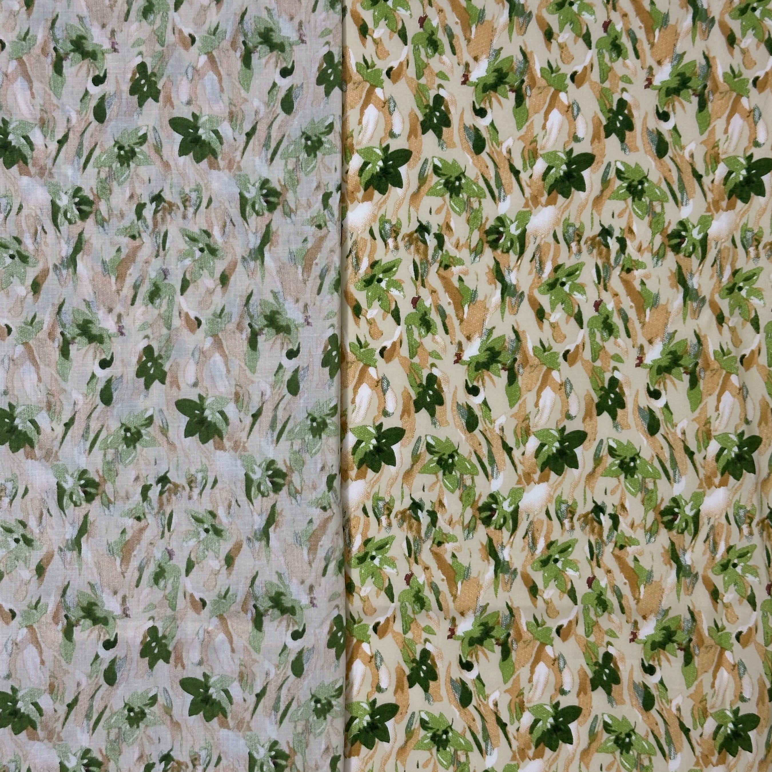 POP-SHIRT CHARLOTTE VERT LIBERTÉ IMPRIMÉ