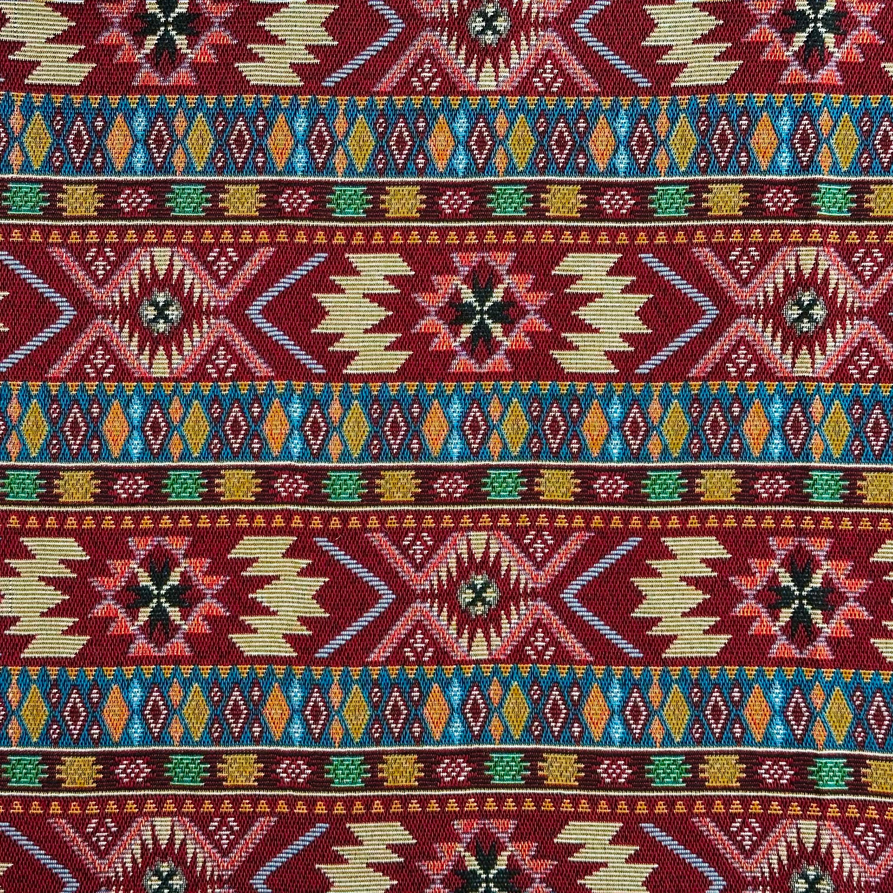 GOBELINO ÉTNICO ROJO