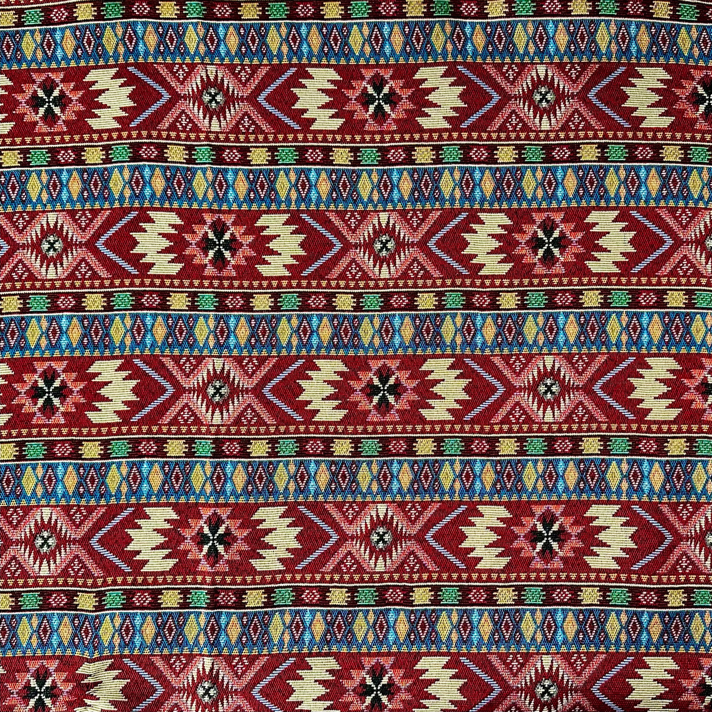 GOBELINO ÉTNICO ROJO