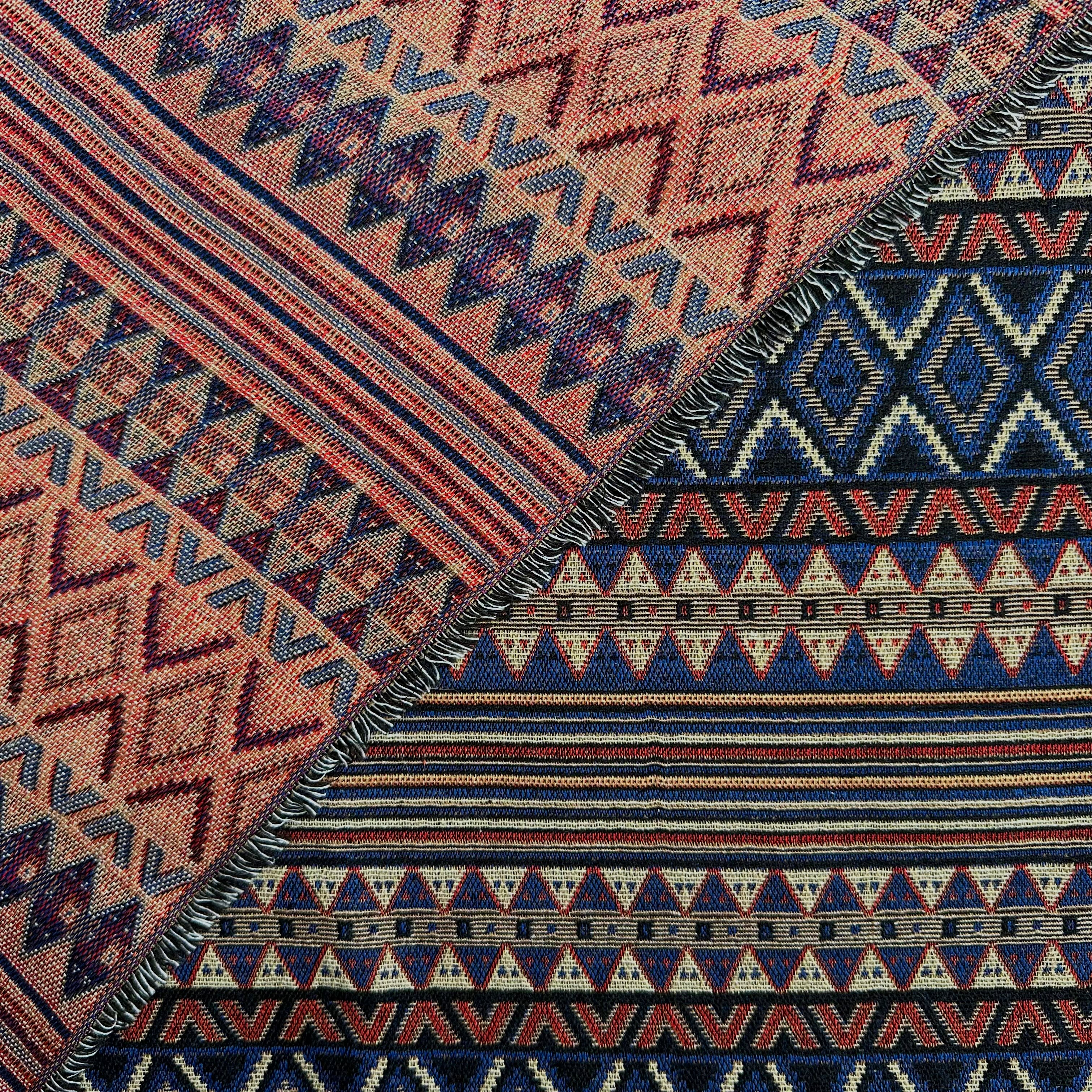 GOBELINO AZTECA AZUL