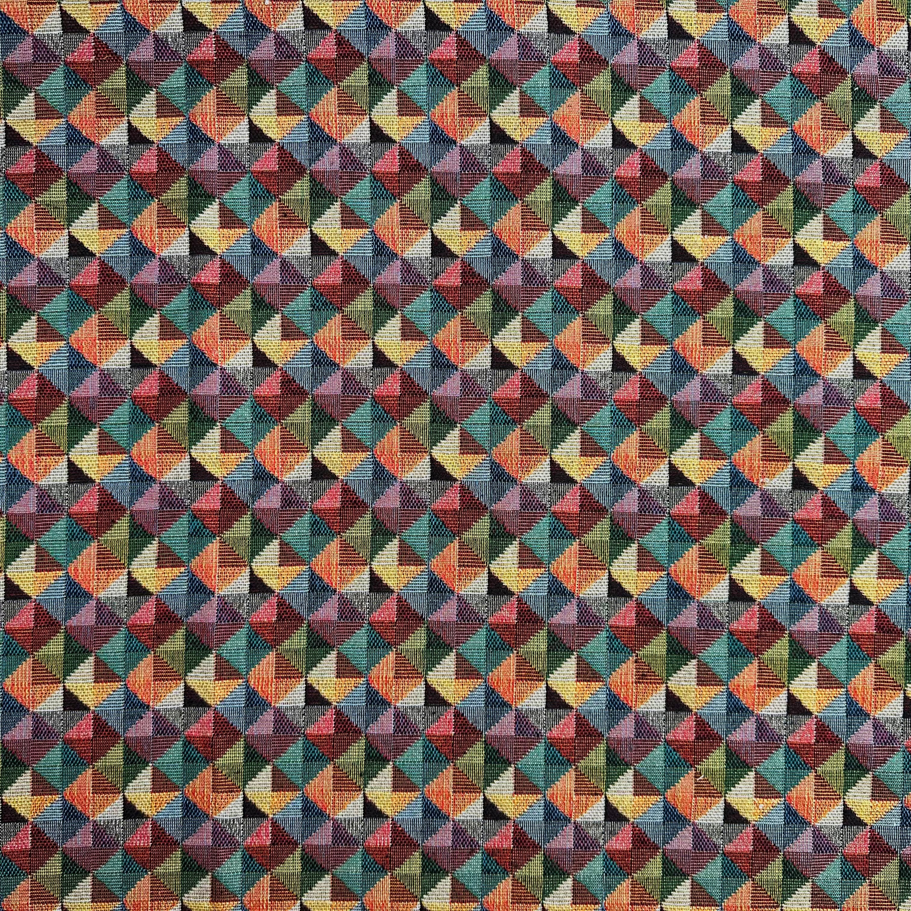 GOBELINO GEOMÉTRICO MULTICOLOR