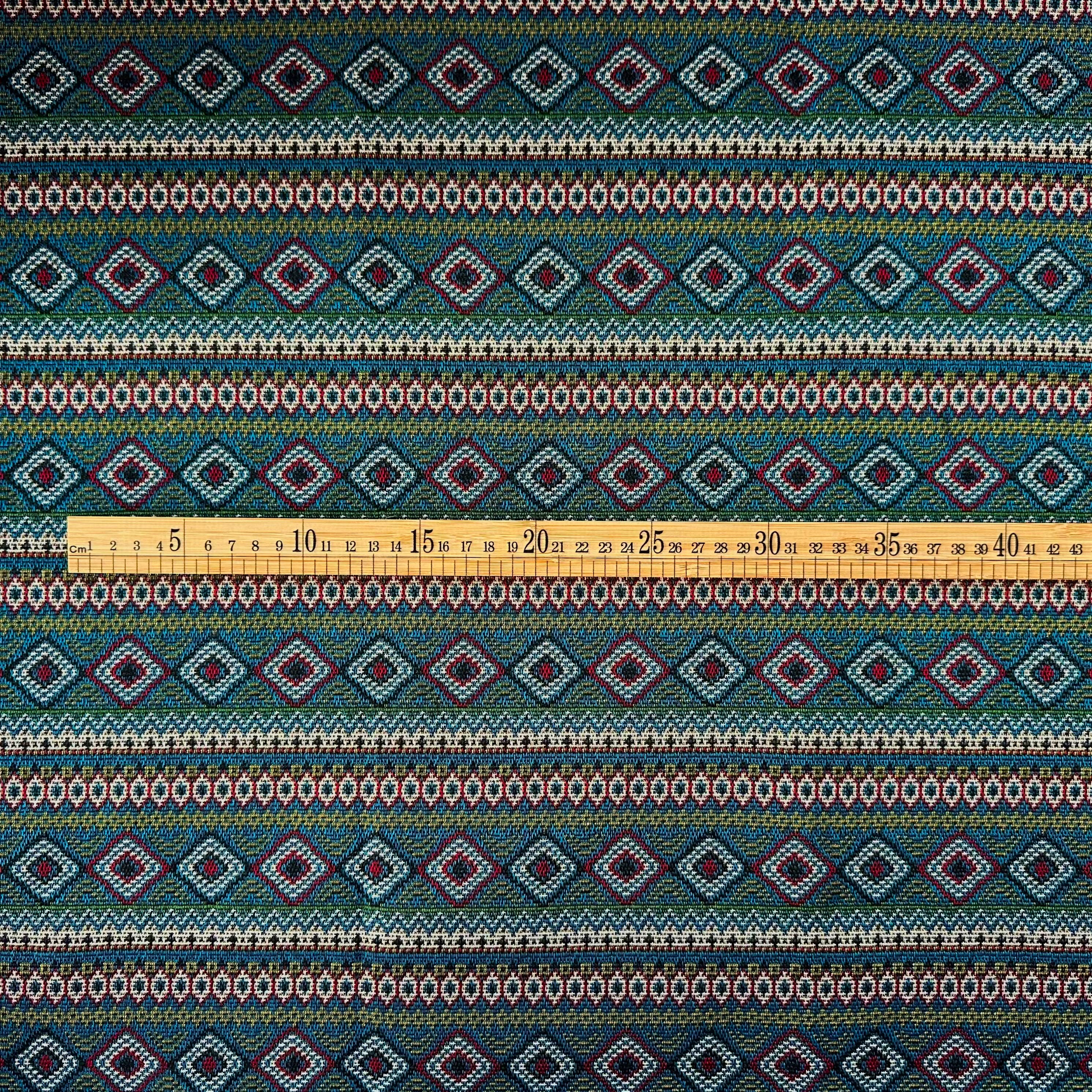 GOBELINO AZTECA AZUL