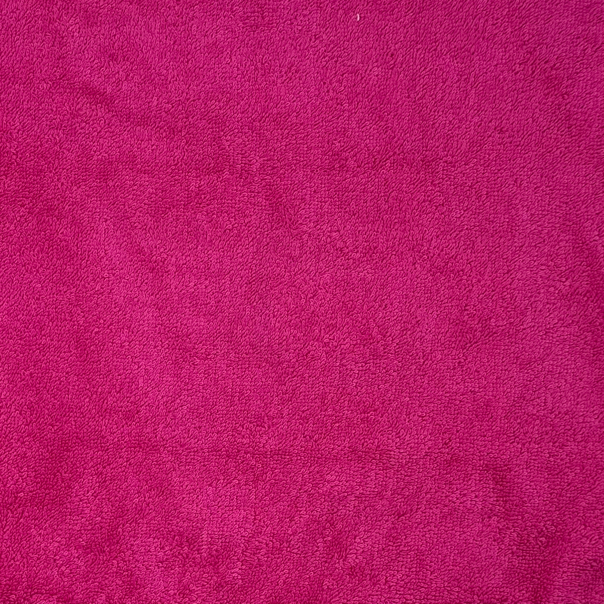 FUCHSIA PINK COTTON TERRY