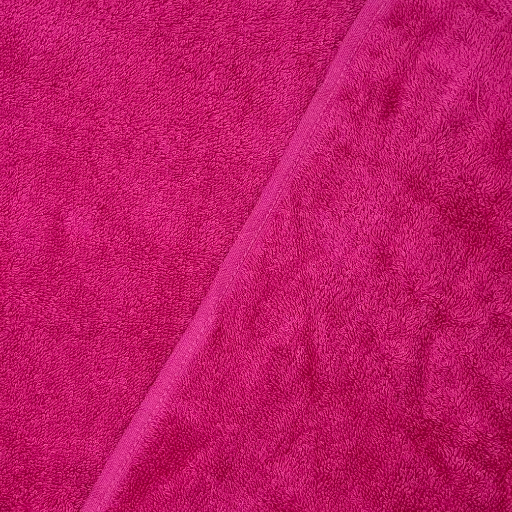 FUCHSIA PINK COTTON TERRY