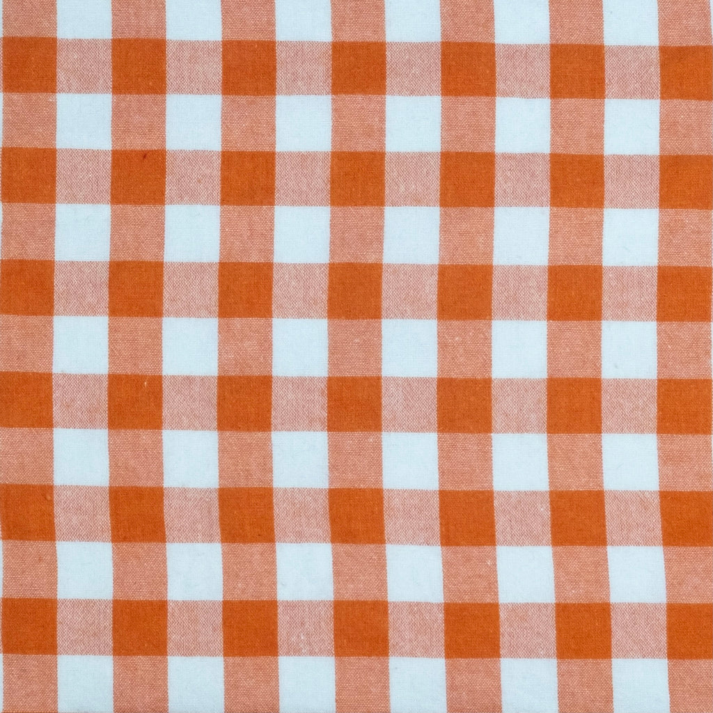 VICHY ALGODÓN MAXI NARANJA