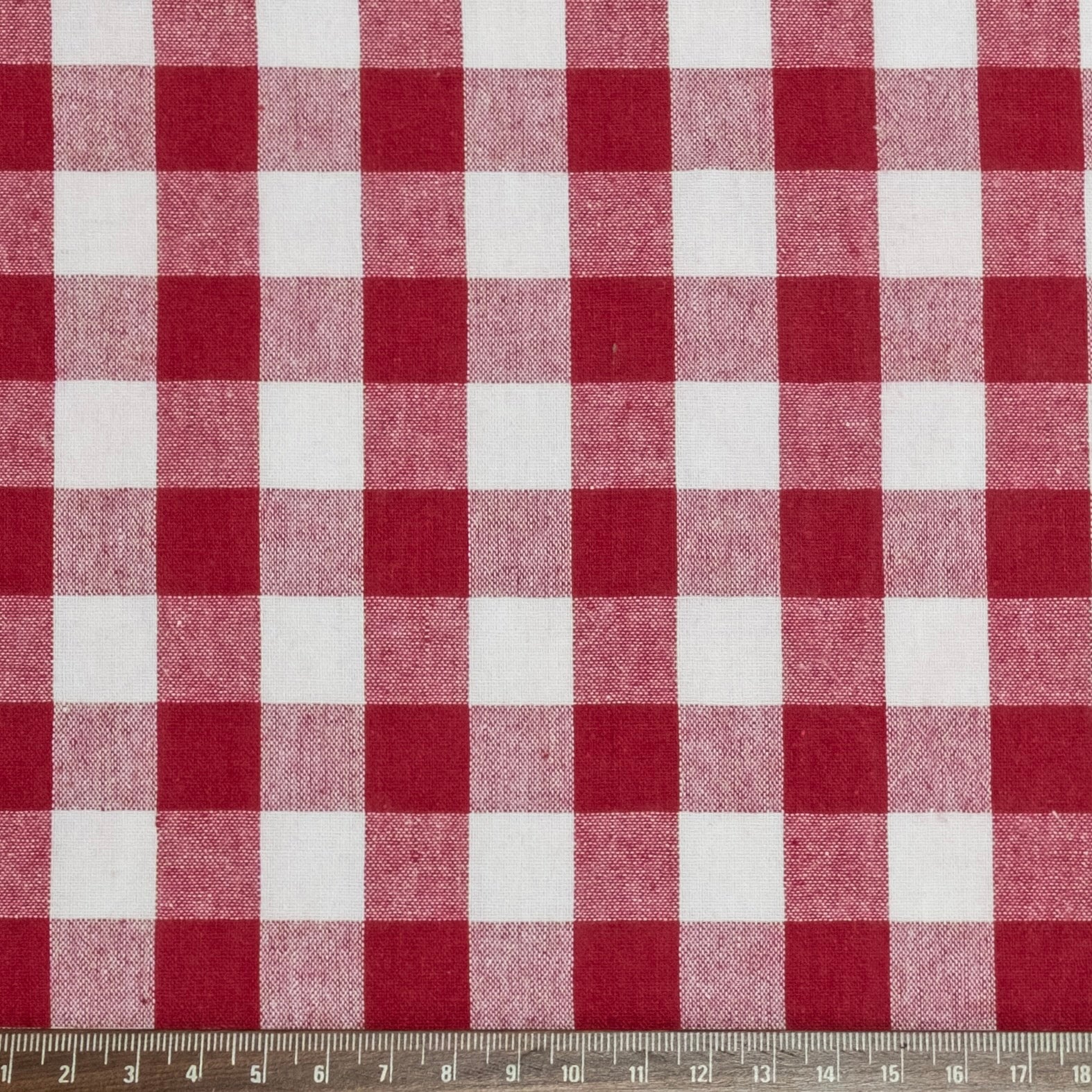 VICHY ALGODÓN MAXI ROJO