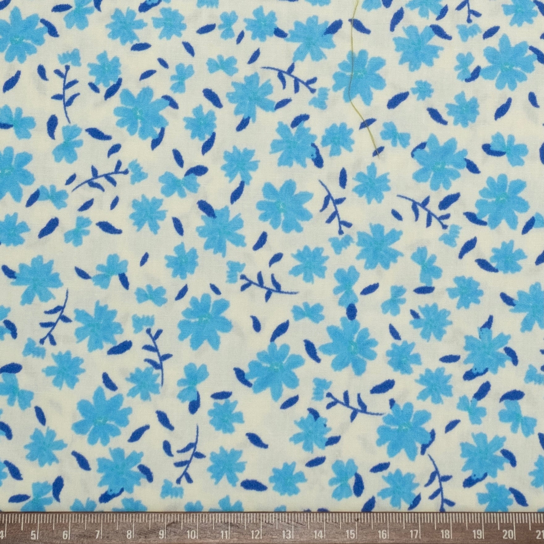 POPELÍN ESTAMPADO LIBERTY DESTELLOS AZULES