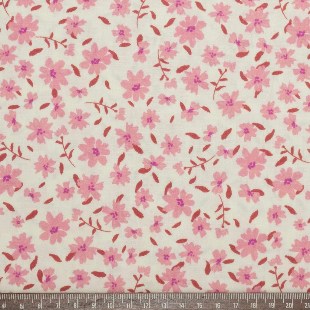 POPELÍN ESTAMPADO LIBERTY DESTELLOS ROSADOS
