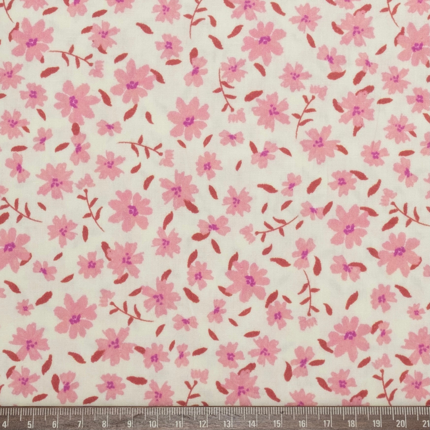 POPELÍN ESTAMPADO LIBERTY DESTELLOS ROSADOS