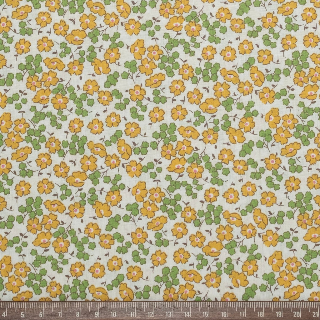 POPELÍN ESTAMPADO LIBERTY EDÉN MINI AMARILLO