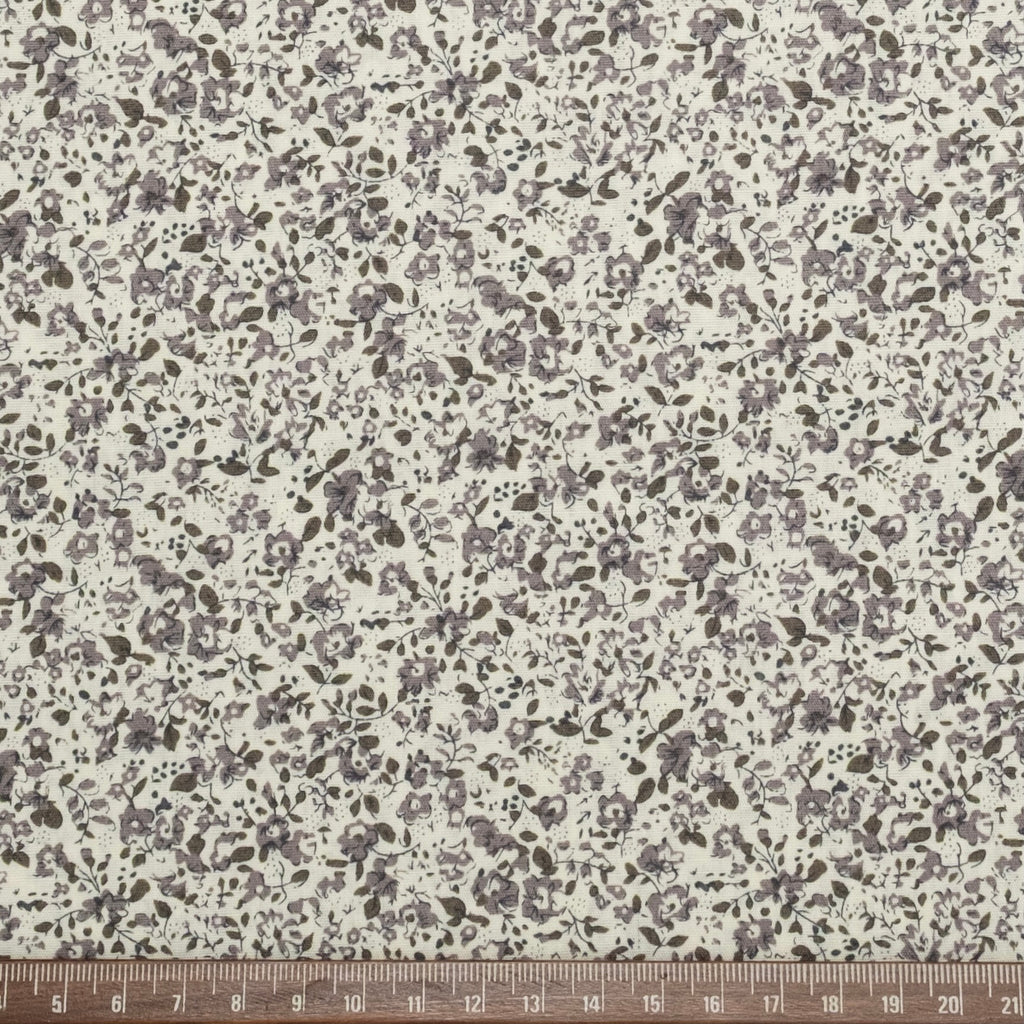 POPELÍN ESTAMPADO LIBERTY MICRO FLORAL GRIS