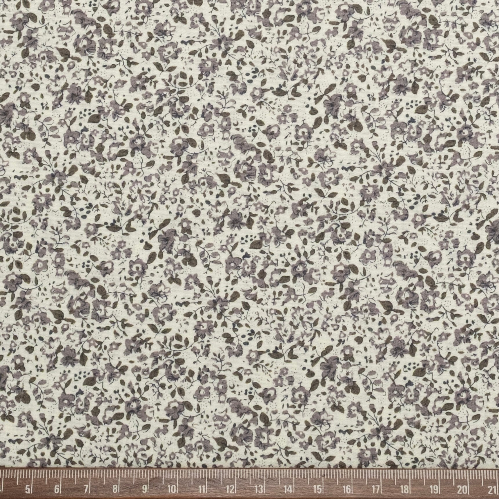 POPELÍN ESTAMPADO LIBERTY MICRO FLORAL GRIS