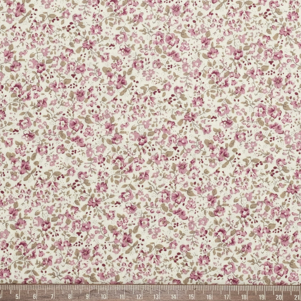 POPELÍN ESTAMPADO LIBERTY MICRO FLORAL ROSA