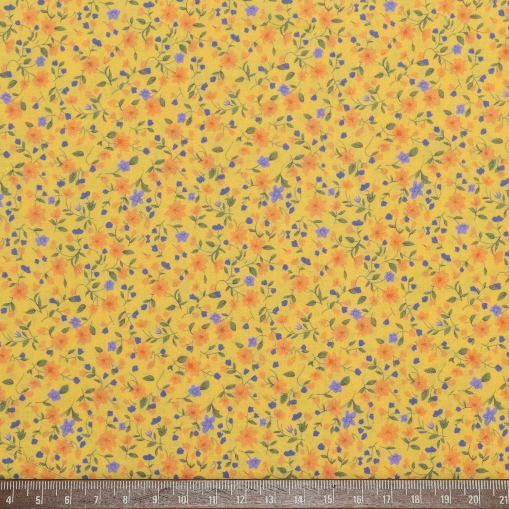 POPELÍN ESTAMPADO LIBERTY MARGARET AMARILLO