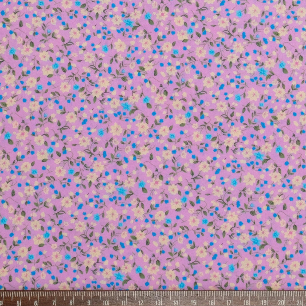 POPELÍN ESTAMPADO LIBERTY MARGARET LILA