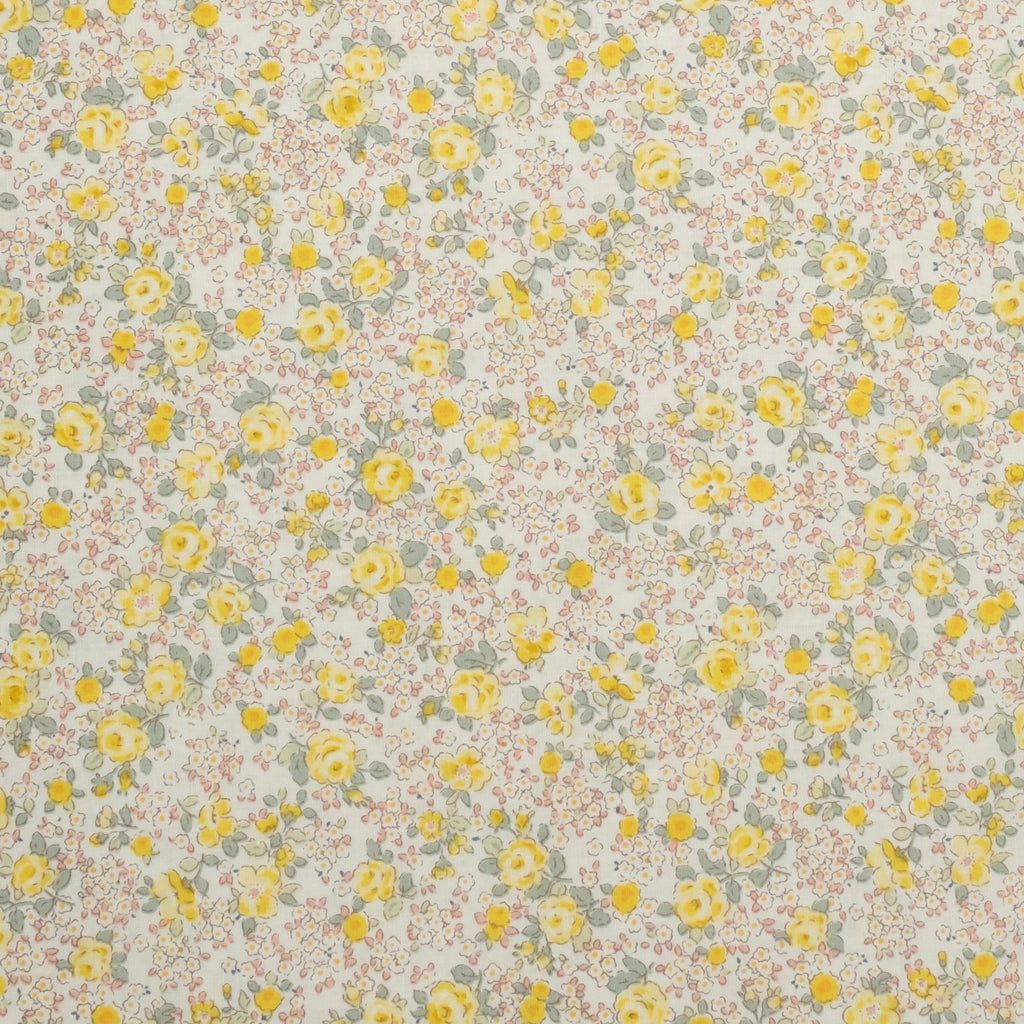 POPELÍN ESTAMPADO LIBERTY ESENCIA AMARILLA