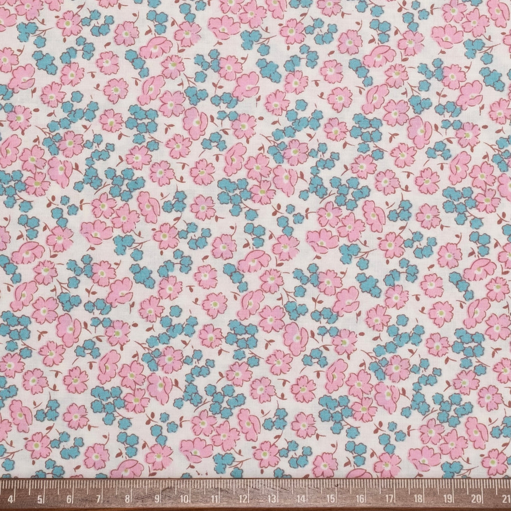 POPELÍN ESTAMPADO LIBERTY EDÉN MINI ROSA