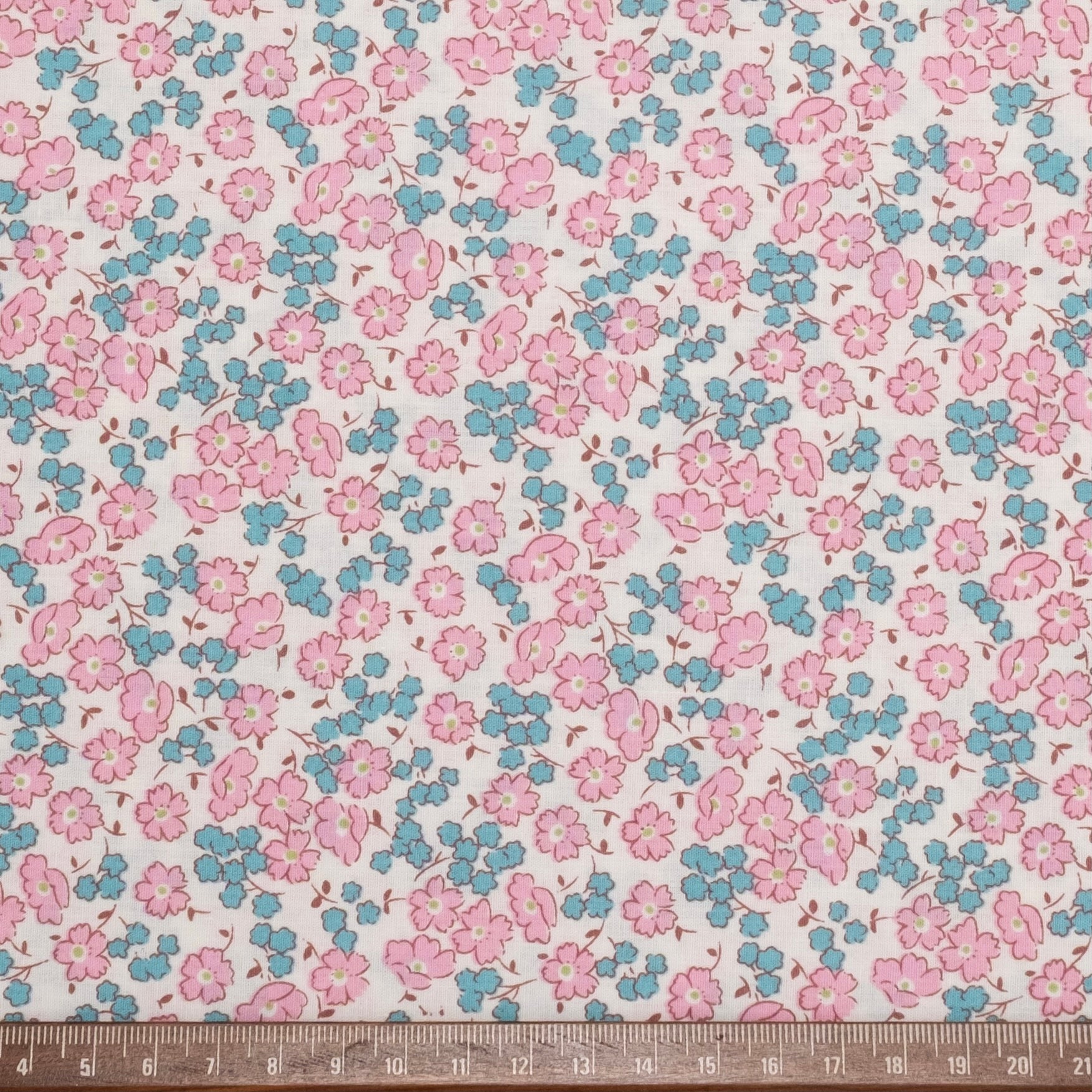 POPELÍN ESTAMPADO LIBERTY EDÉN MINI ROSA
