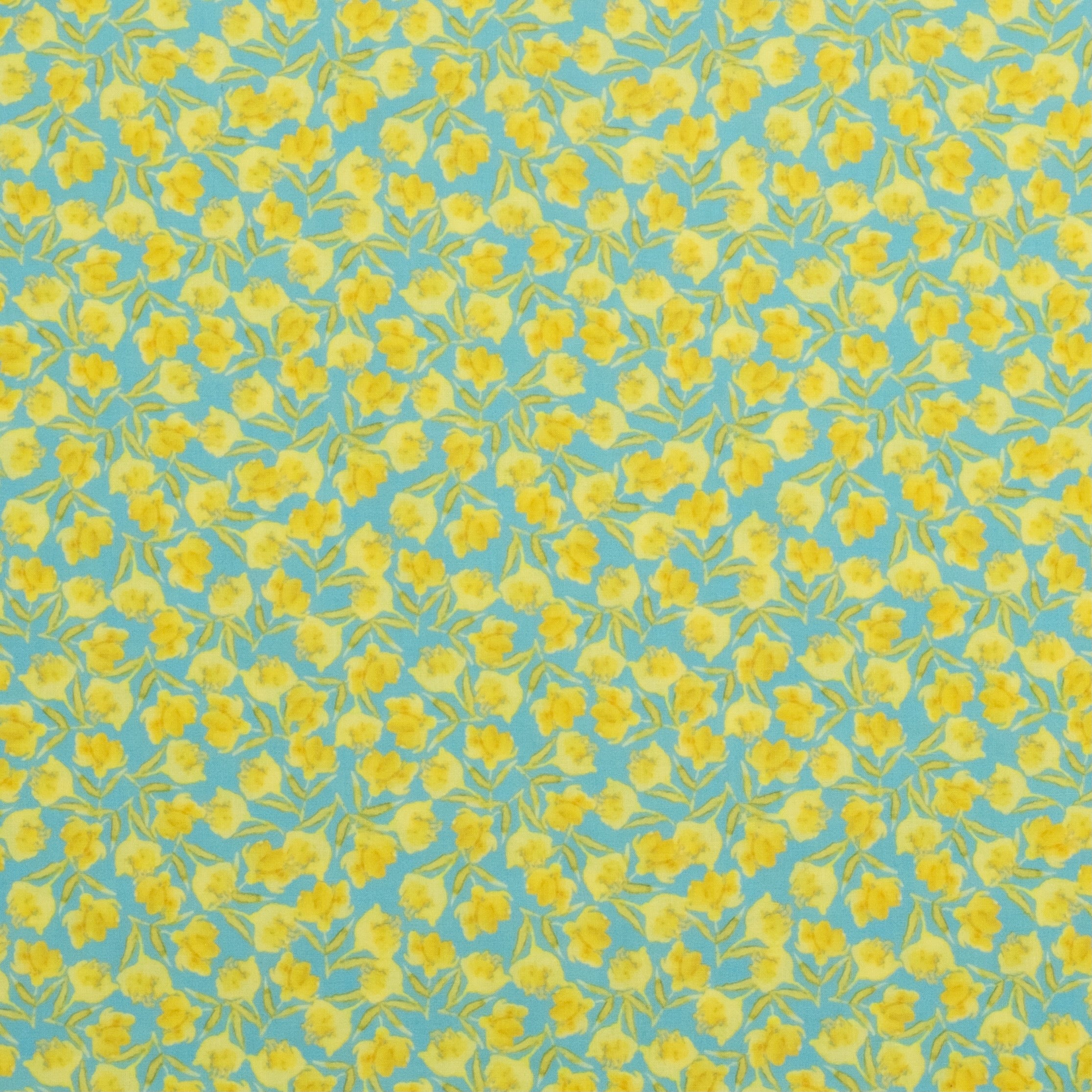 POPELÍN ESTAMPADO LIBERTY AMARILLO AMSTERDAM