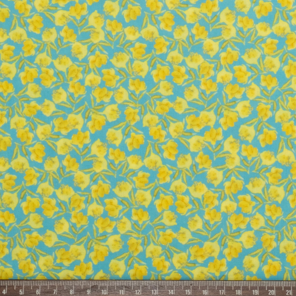POPELÍN ESTAMPADO LIBERTY AMARILLO AMSTERDAM