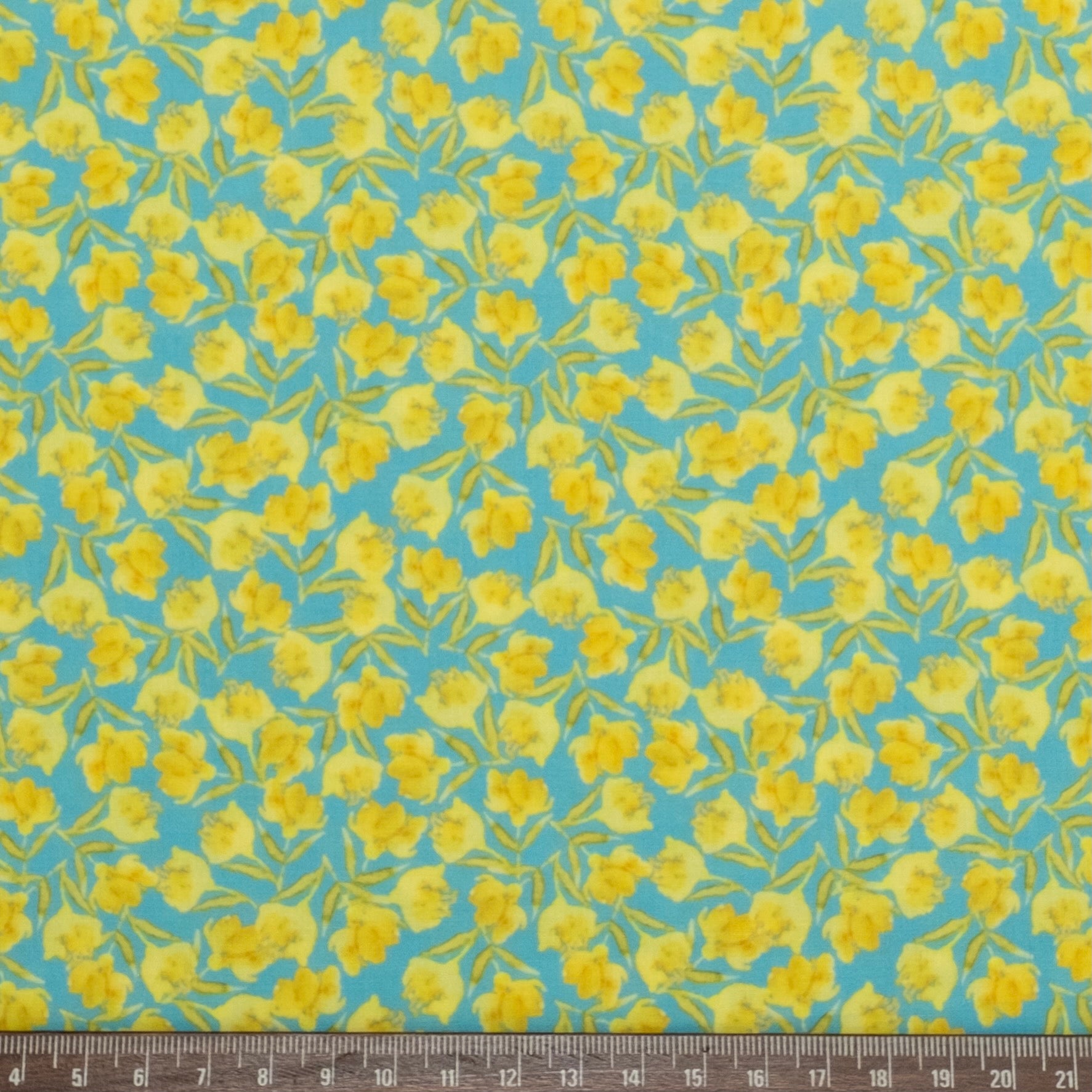 POPELÍN ESTAMPADO LIBERTY AMARILLO AMSTERDAM