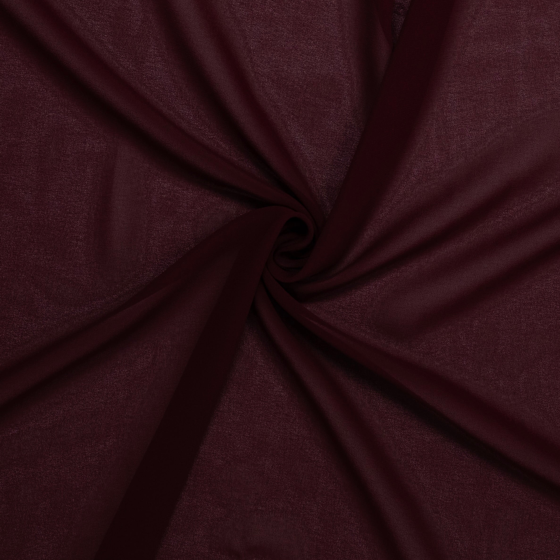GAZE POLYESTER BORDEAUX