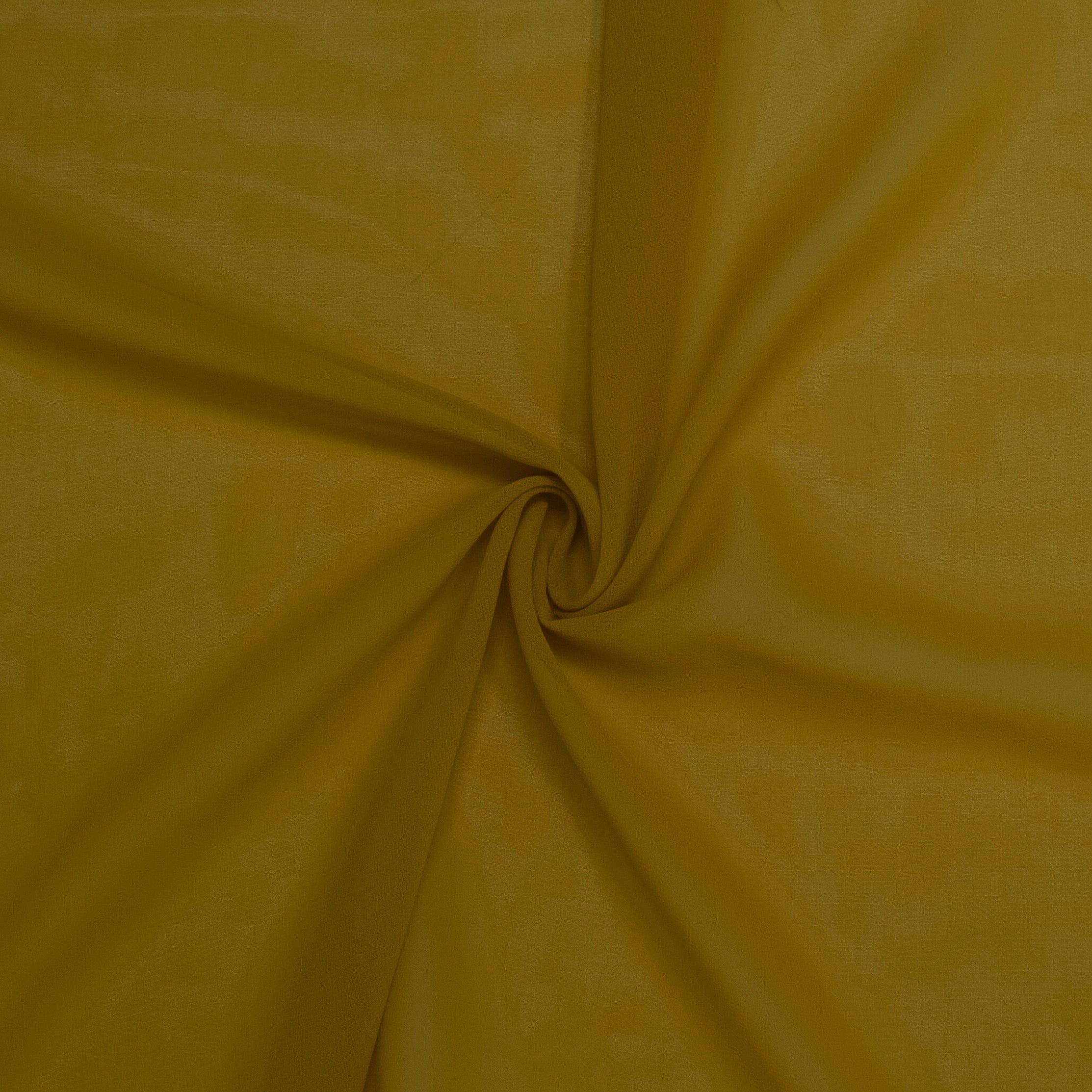 GAZE POLYESTER JAUNE MOUTARDE
