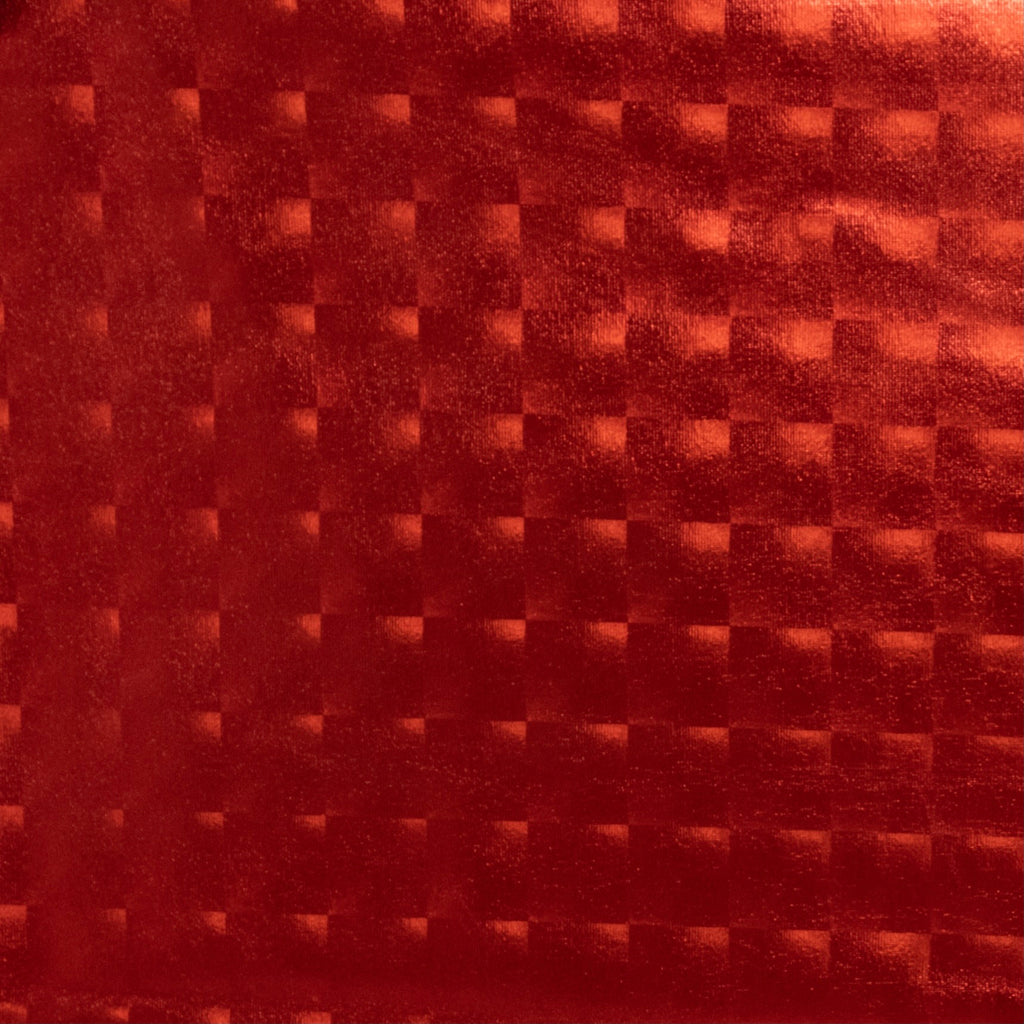LAMINÉ MÉTALLIQUE SPANDEX EAUX ROUGE