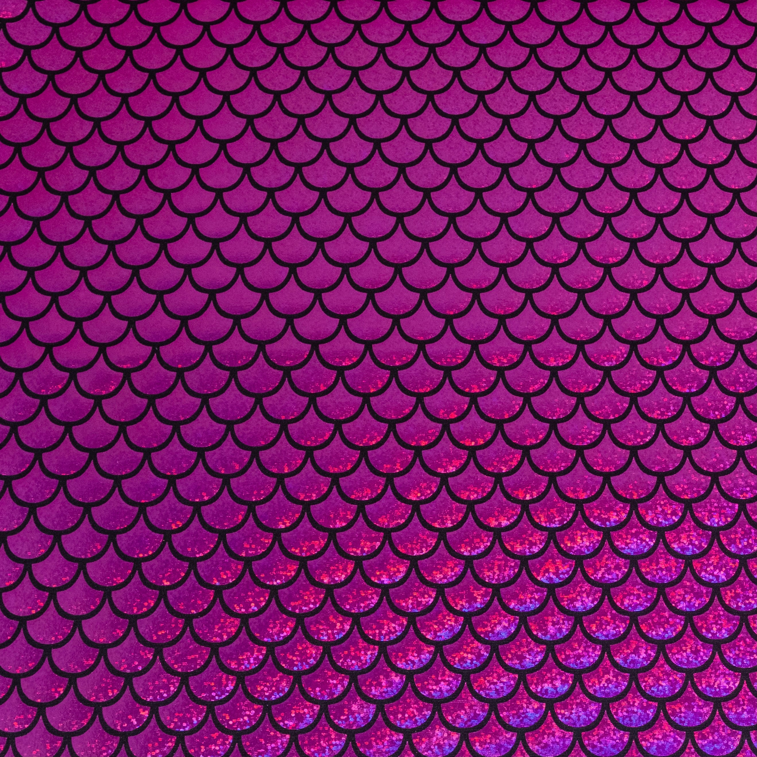 LAMINÉ MÉTALLIQUE SPANDEX ÉCAILLES ROSE FUCHSIA