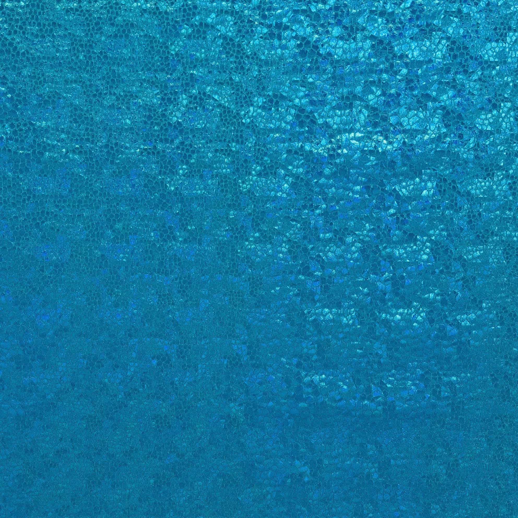 SPANDEX MÉTALLISÉ SERPENT BLEU