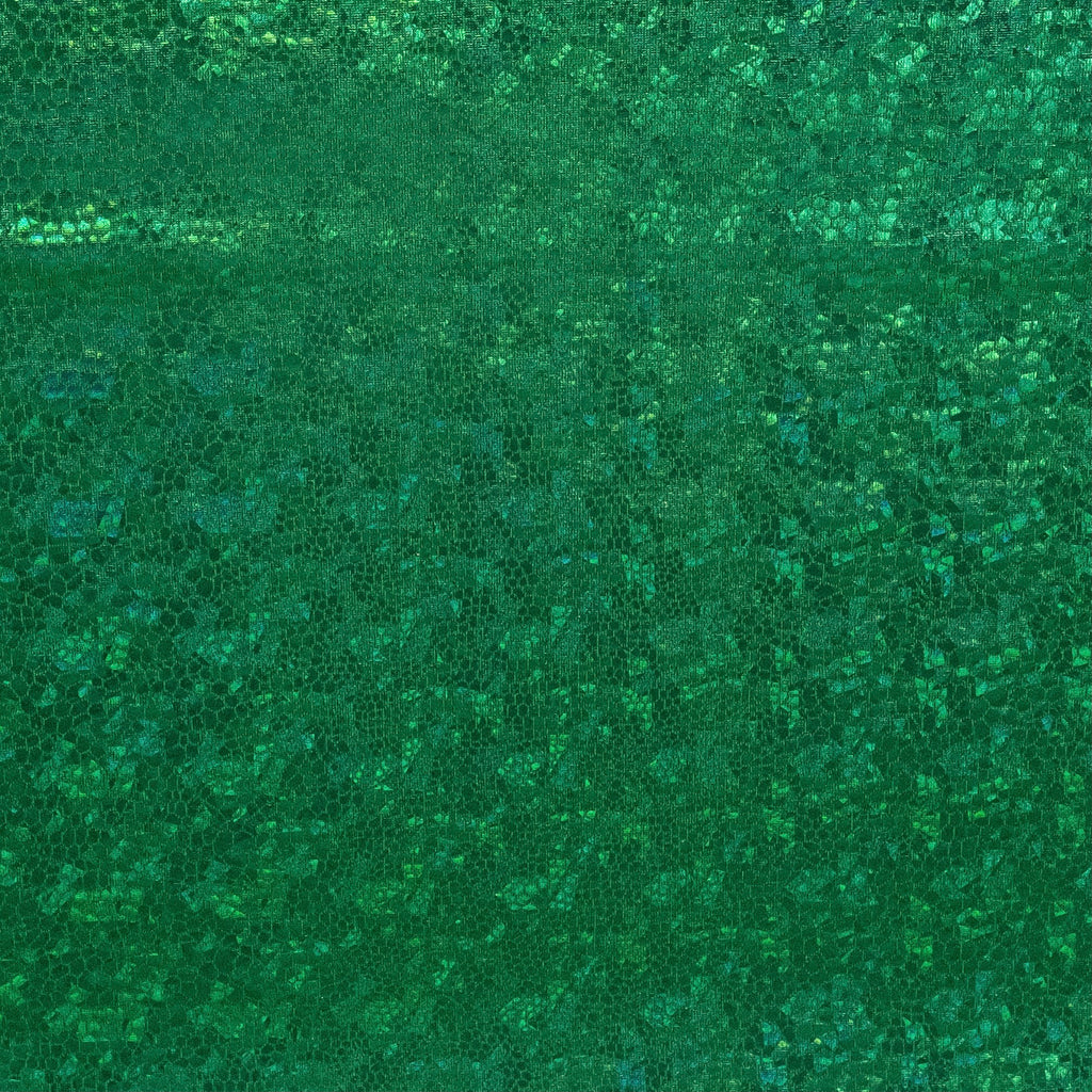 LAMINADO METÁLICO SPANDEX SERPIENTE VERDE