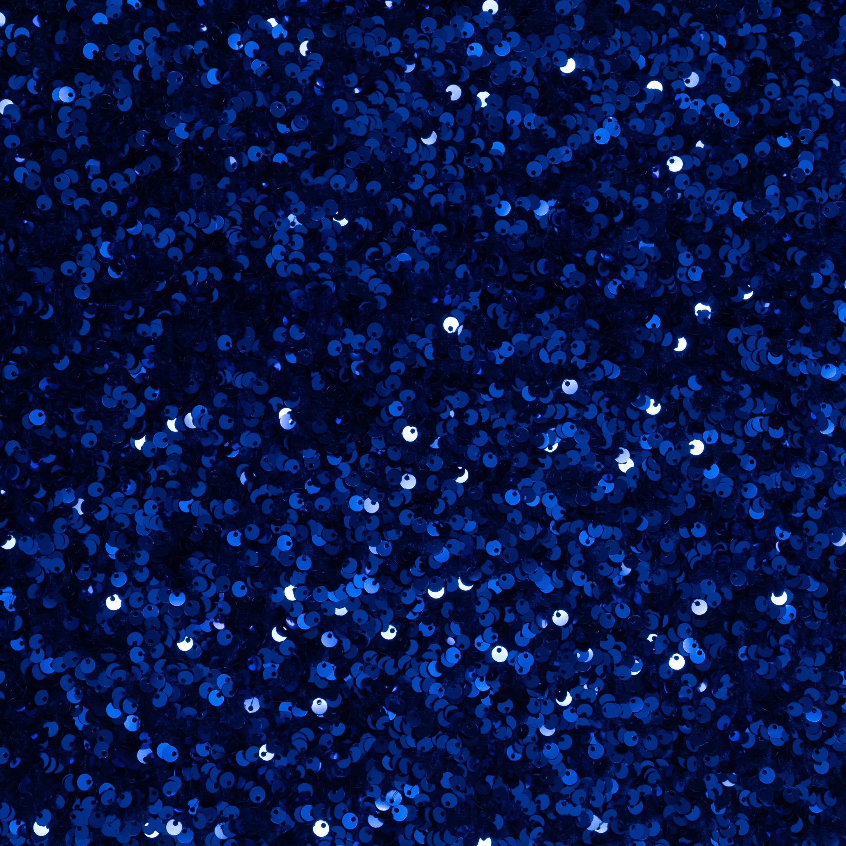 VELOURS À PAILLETTES BLEU ÉLECTRIQUE