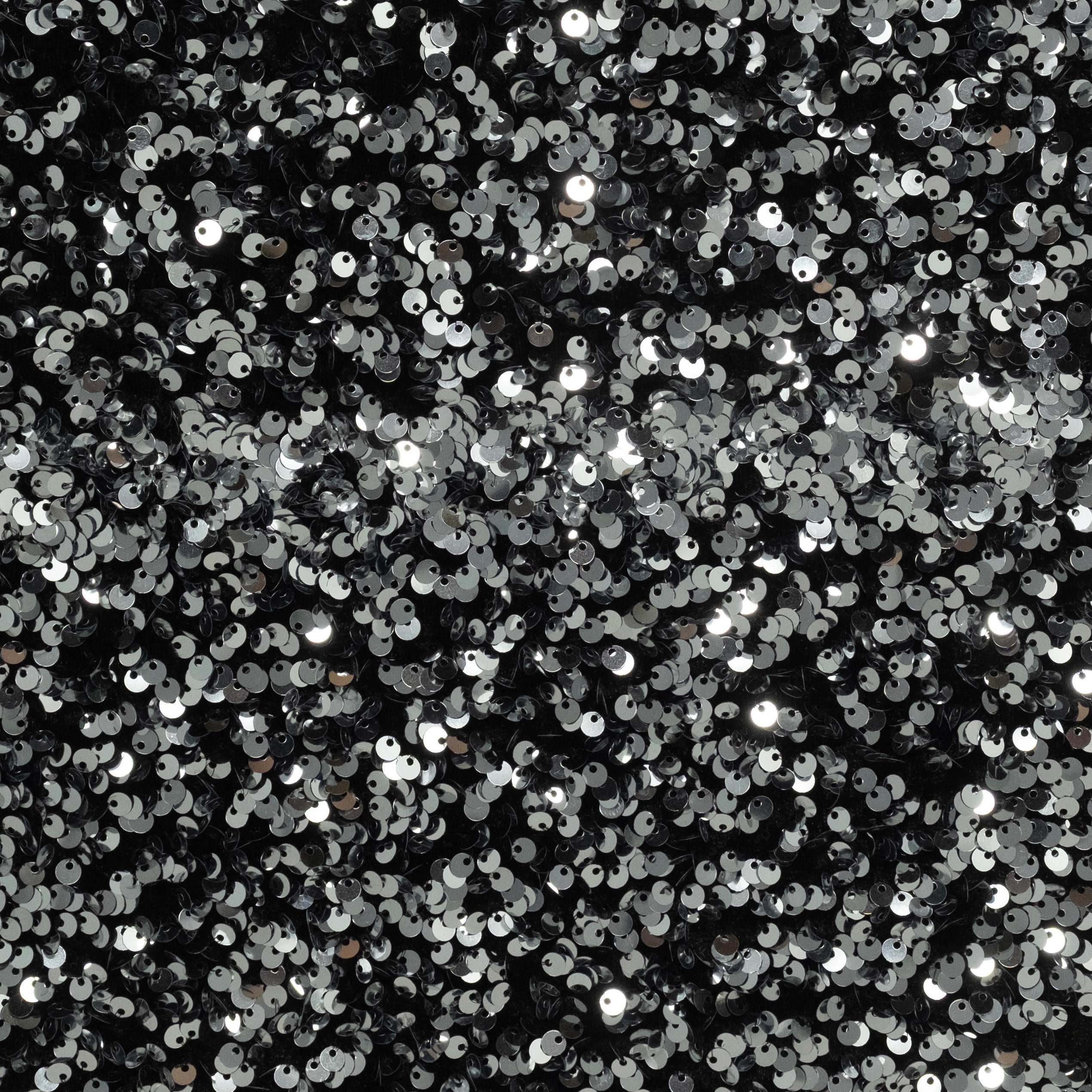 VELOURS À PAILLETTES ARGENTÉES