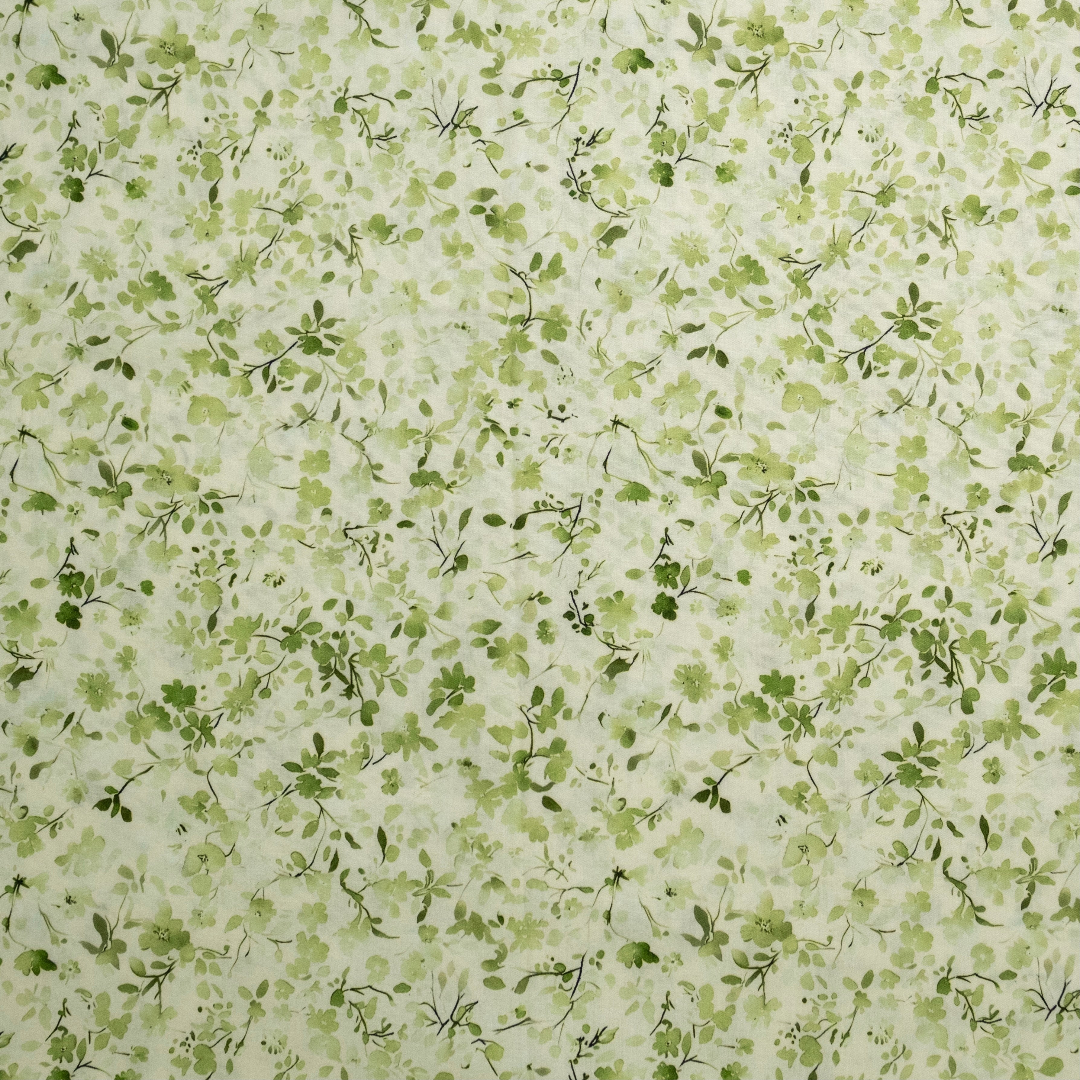 POPELÍN ESTAMPADO LIBERTY VERDE BOREAL