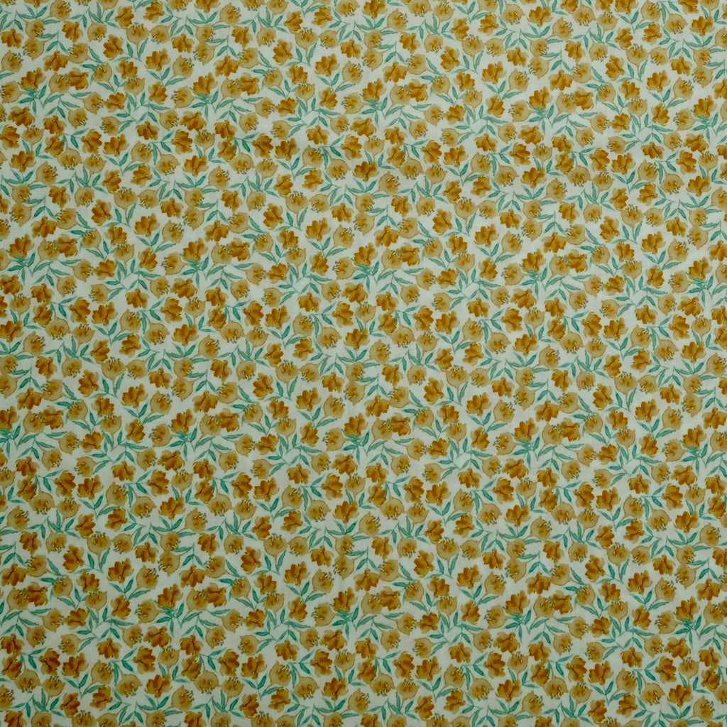 POPELÍN ESTAMPADO LIBERTY JARDÍN DE BLANCA