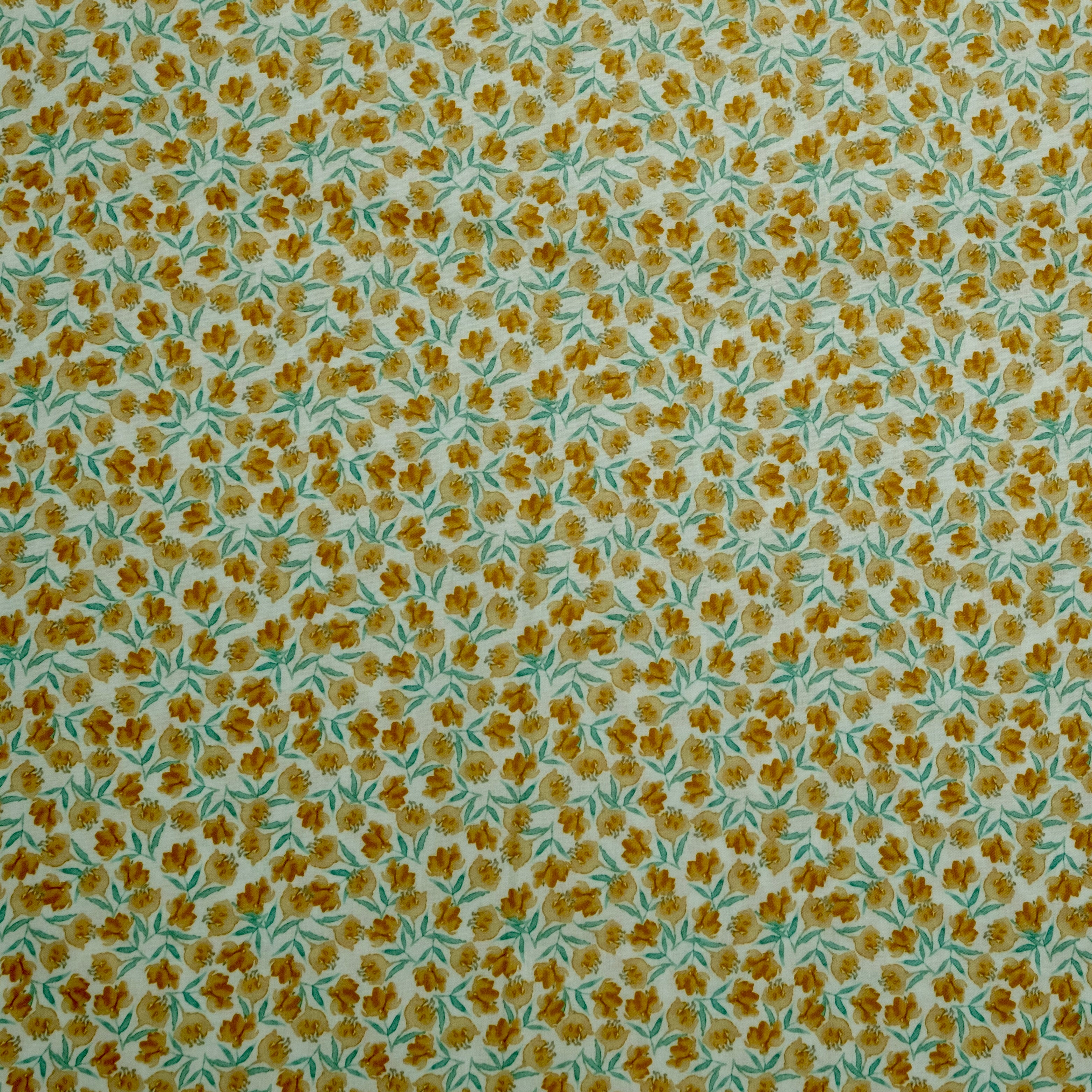 POPELÍN ESTAMPADO LIBERTY JARDÍN DE BLANCA