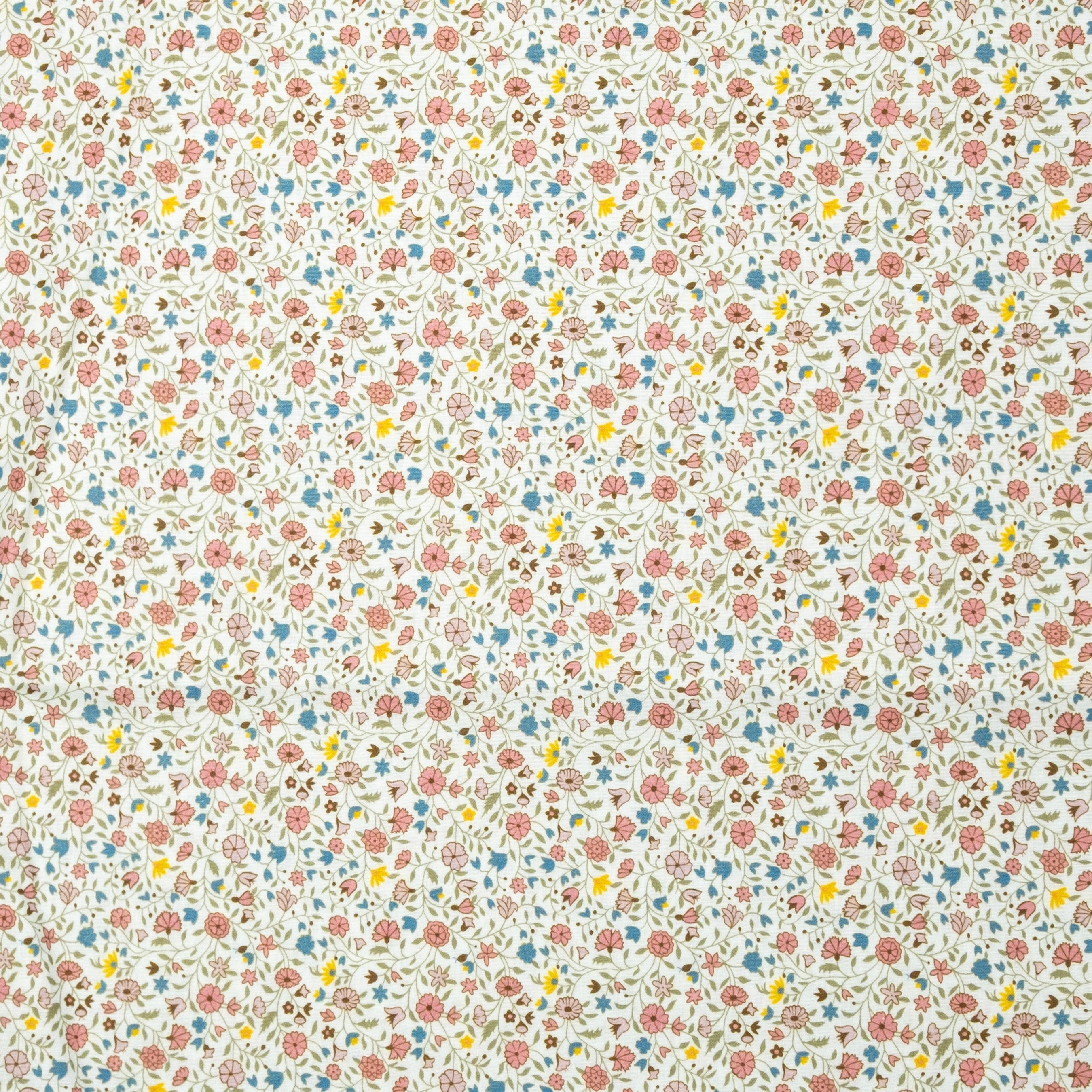 POPELÍN ESTAMPADO LIBERTY JARDÍN PROVENZAL ROSA