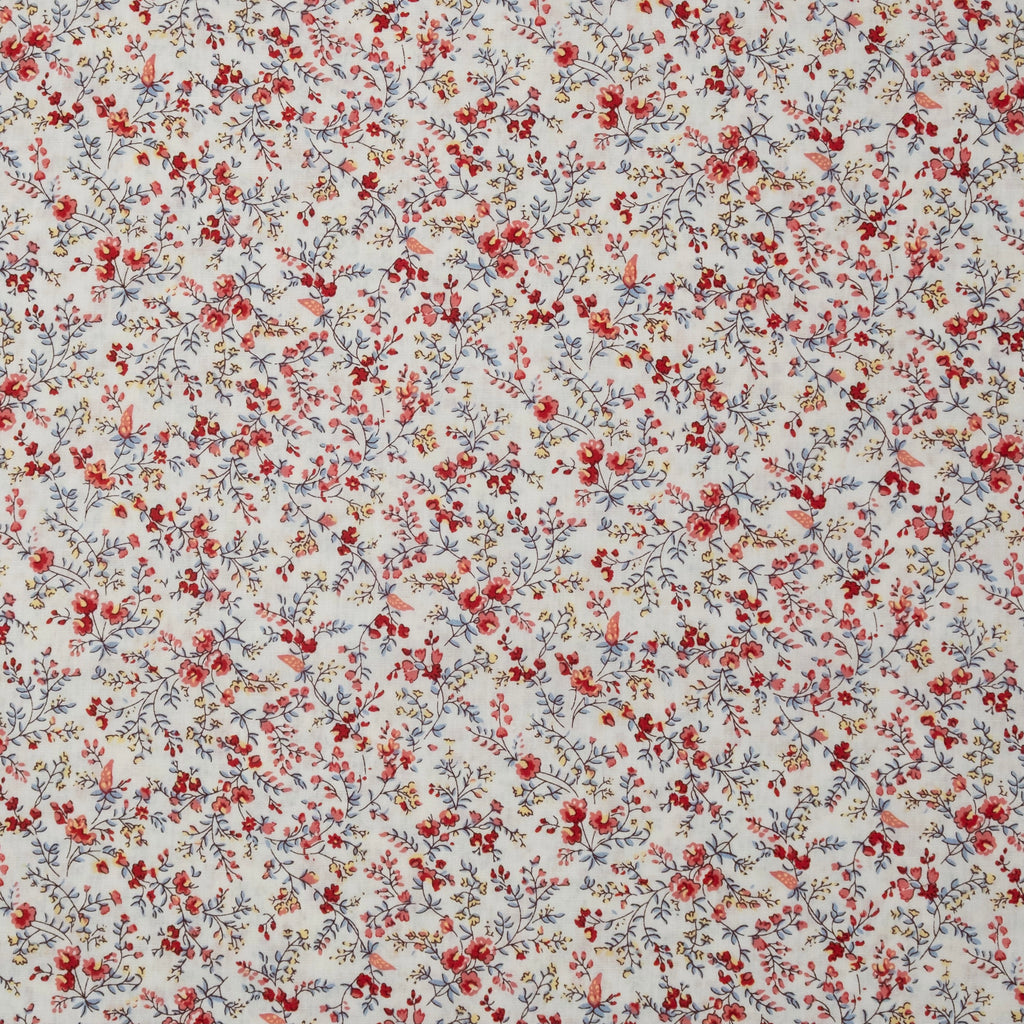 POPLINE IMPRIMÉE LIBERTY BRISÉE ROUGE