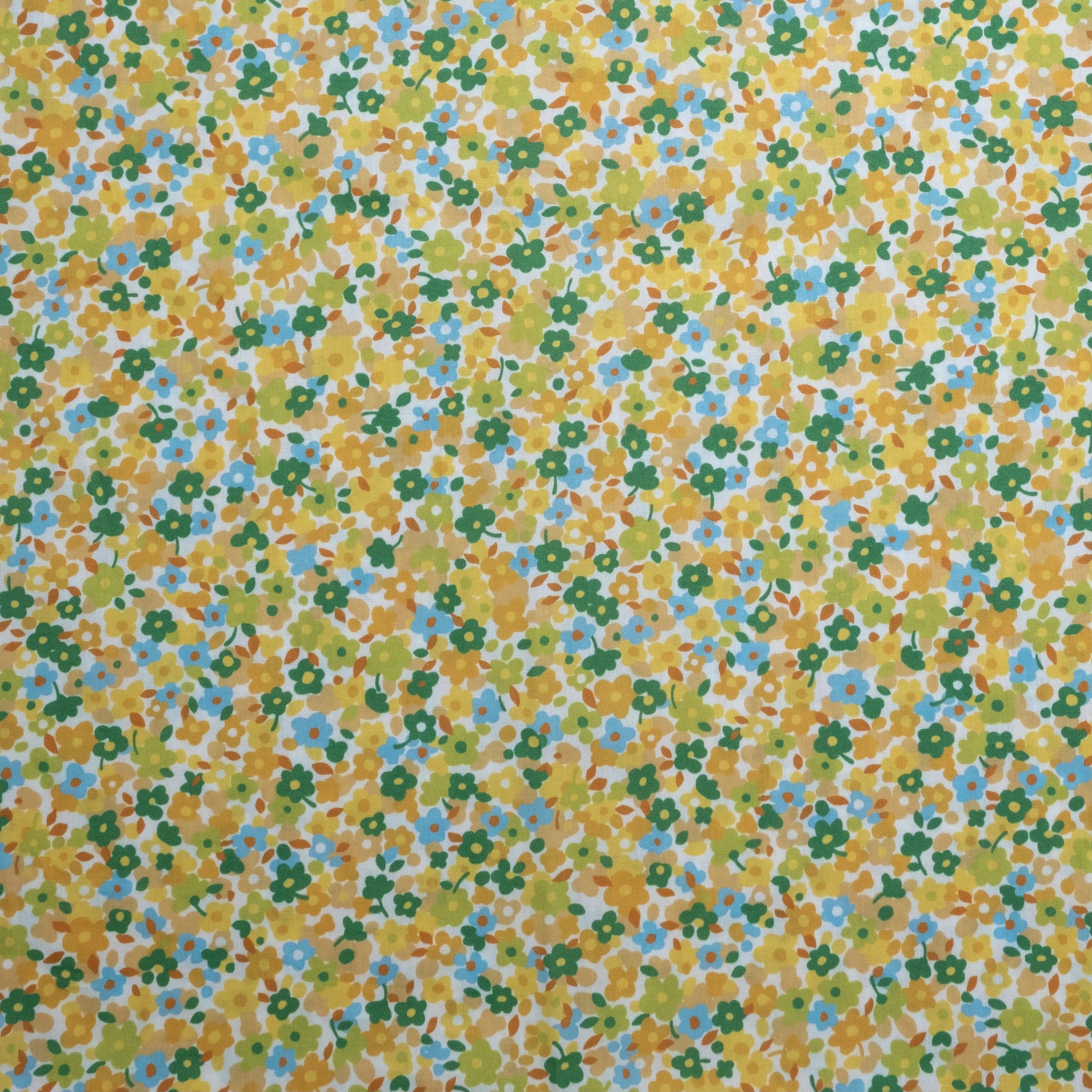 POPELÍN ESTAMPADO LIBERTY VERBENA AMARILLO-VERDE