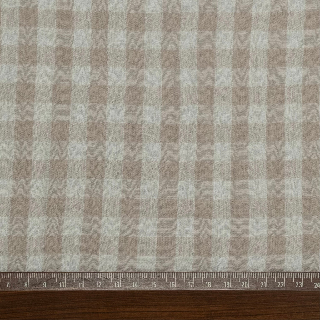 MUSELINA ESTAMPADA BEIGE