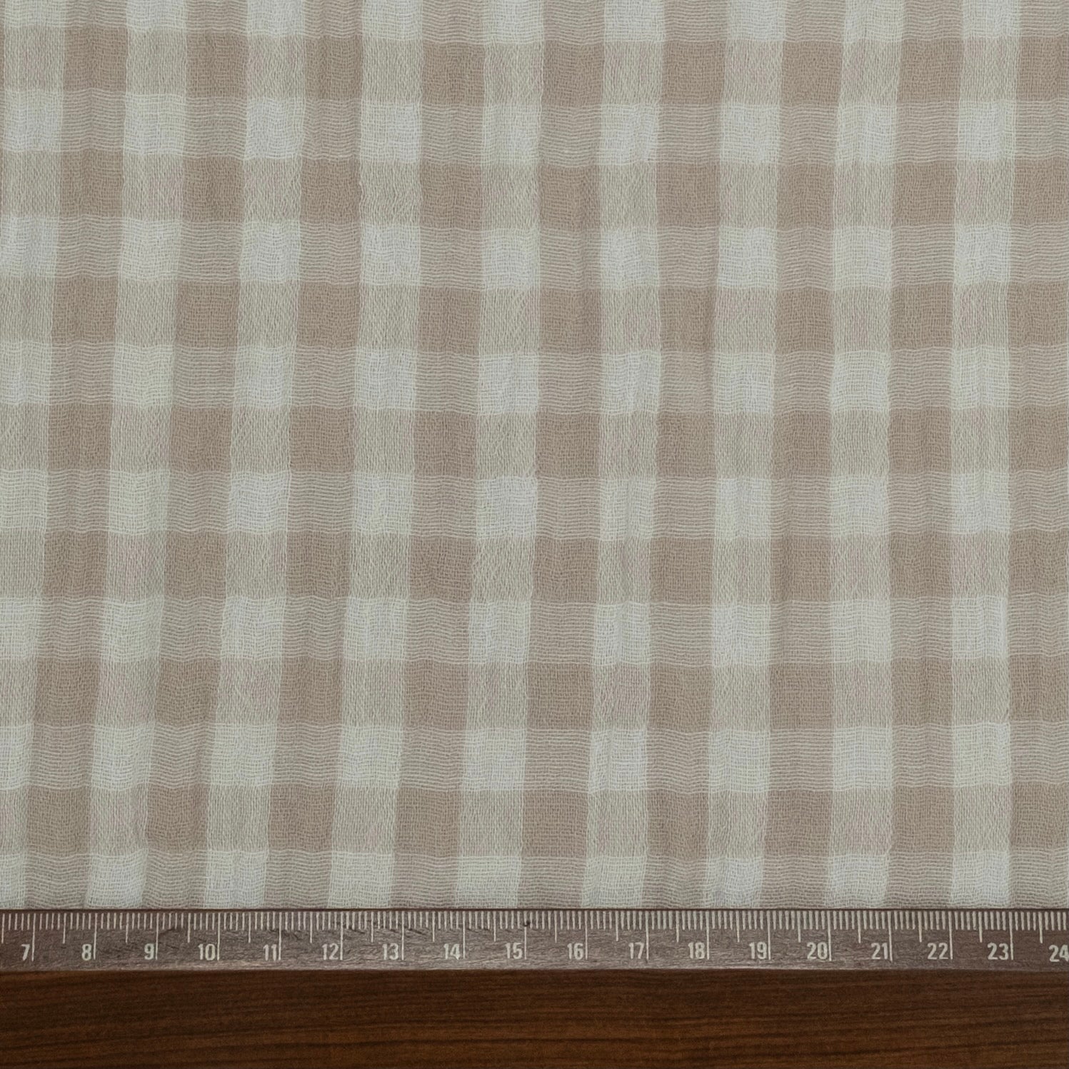 MUSELINA ESTAMPADA BEIGE