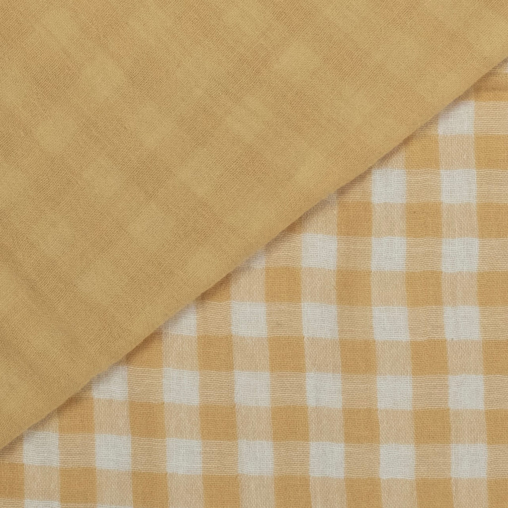 MUSELINA ESTAMPADA AMARILLO