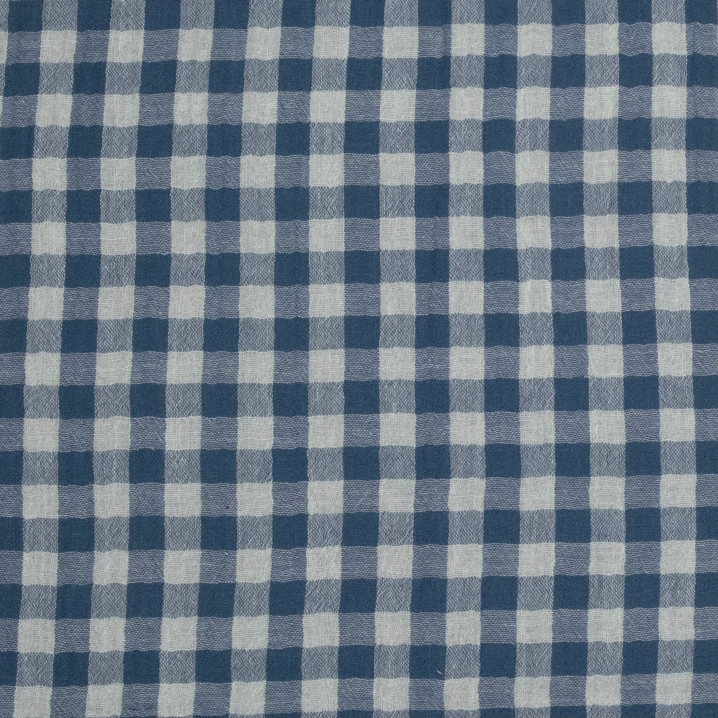 MUSELINA ESTAMPADA AZUL OSCURO