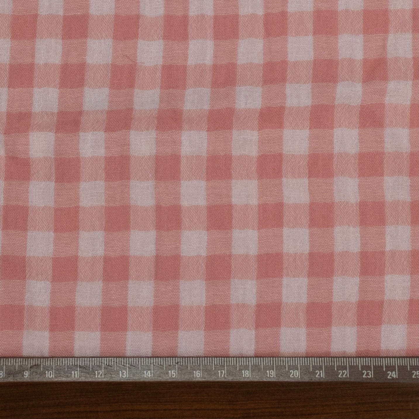 MUSELINA ESTAMPADA ROSA - BLANCO