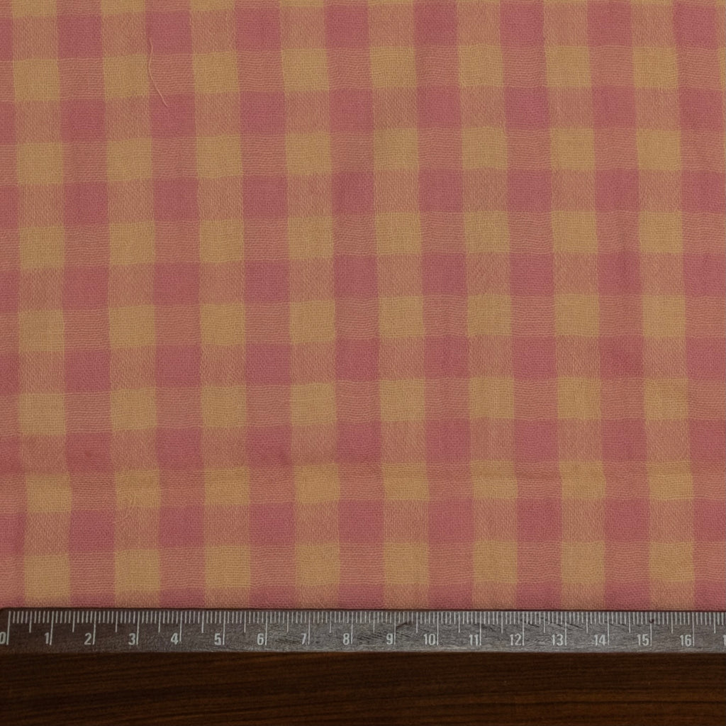 MUSELINA ESTAMPADA ROSA - AMARILLO